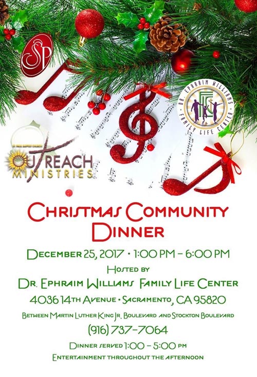 Christmas play & dinner at St. Paul Missionary Baptist Church in