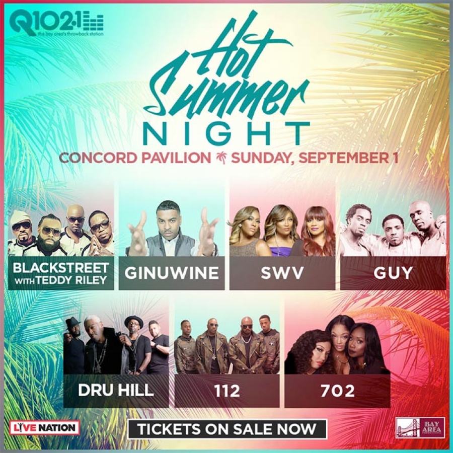 Hot Summer Night Concert at Concord Pavilion Sept 1st WILL YOU BE