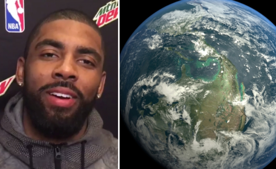 kyrie irving earth is flat