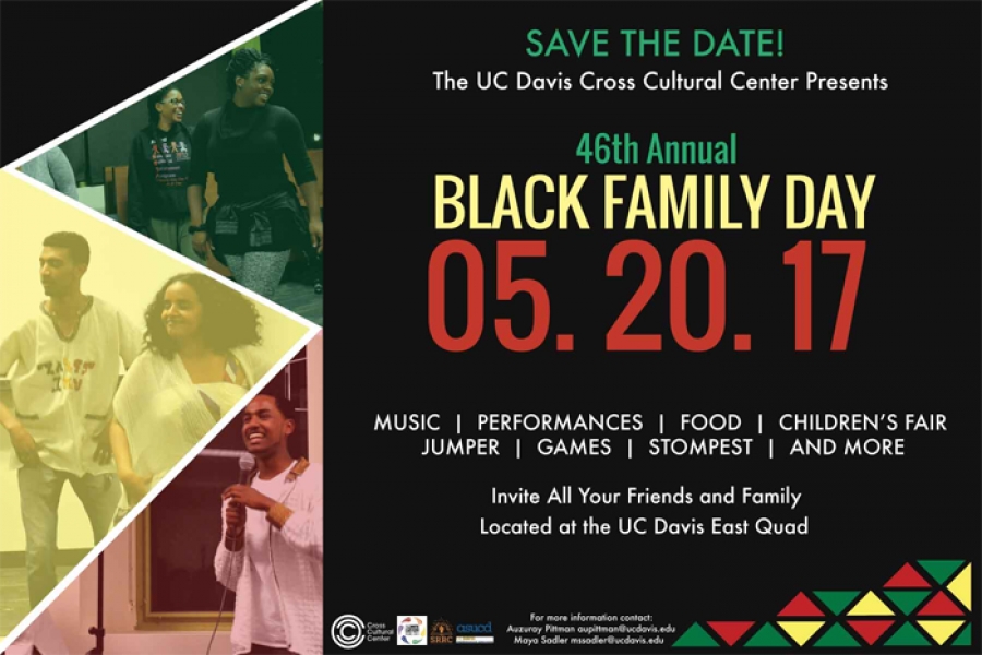 UC Davis Black Family Day Saturday, May 20 Sac Cultural Hub