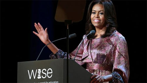 Former FLOTUS Michelle Obama in San Jose, CA