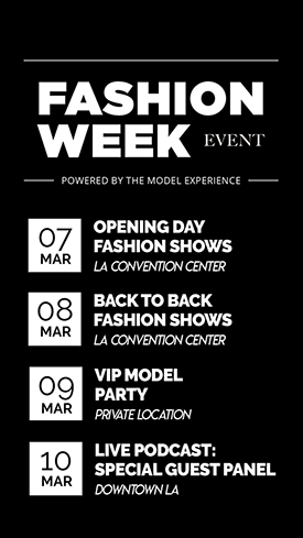 LA Fashion Week - The Model Experience-TME