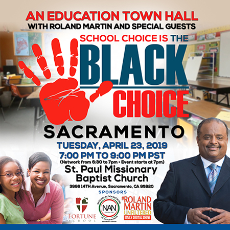 Education Town Hall with Roland Martin