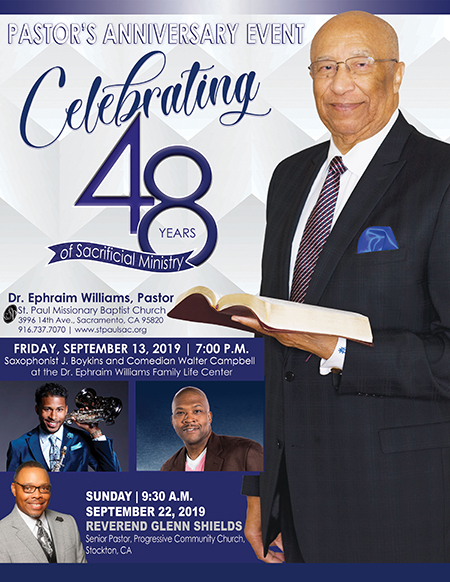 Dr. Ephraim Williams St. Paul Anniversary Event