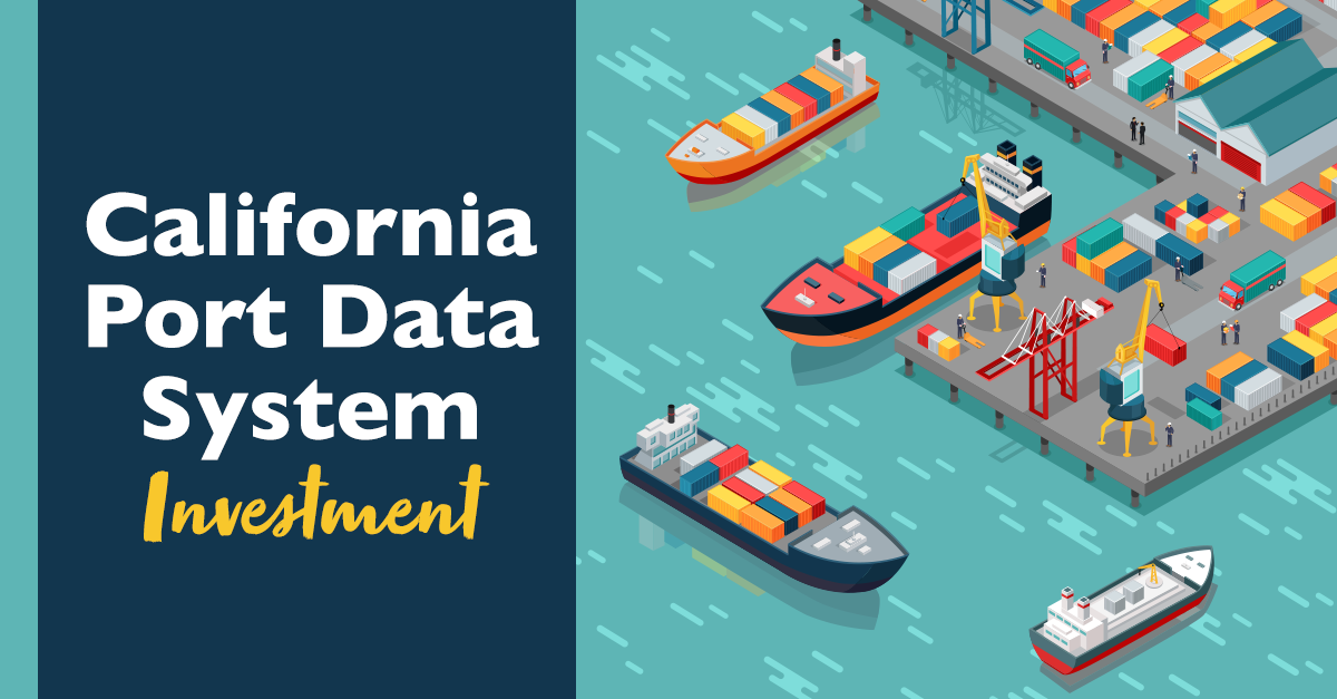 California Invests $27 Million in Innovative, First-in-the-Nation Port Data System Development 