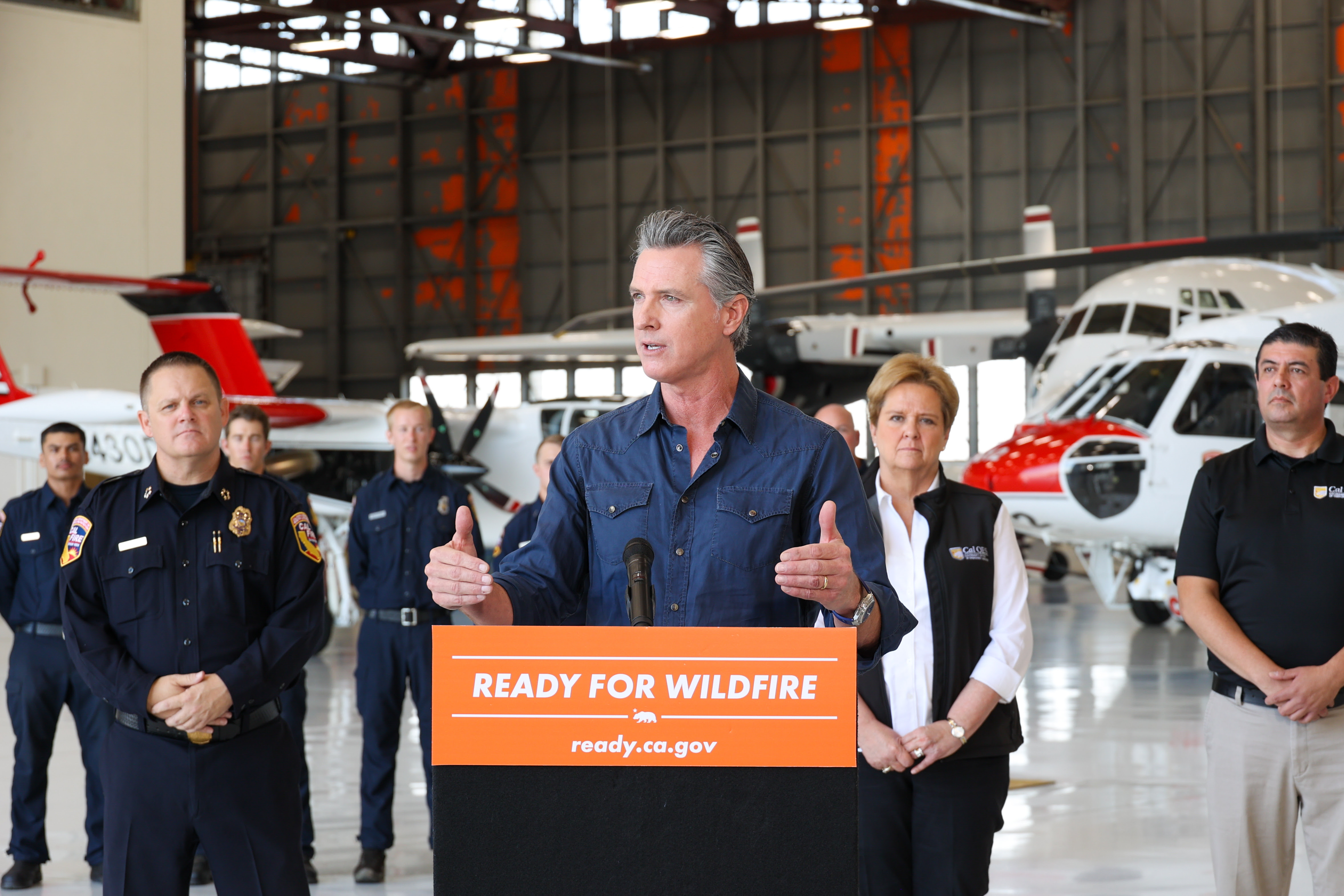 Governor Newsom and fire officials highlight California’s wildfire readiness and response