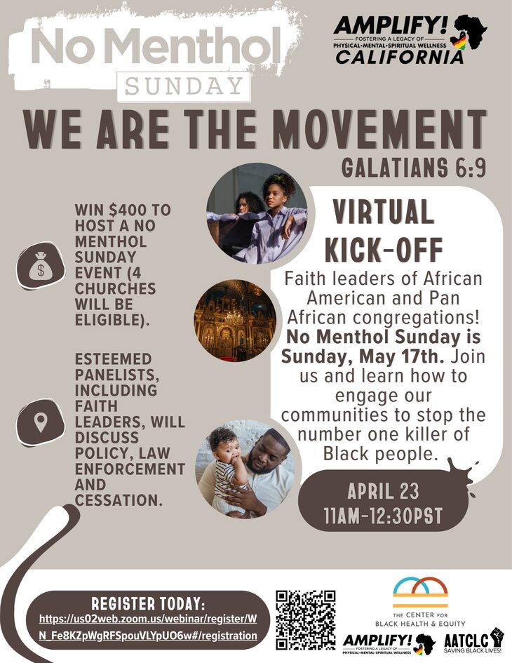 Win $400 + Lead Change: Register for No Menthol Sunday Kick-Off