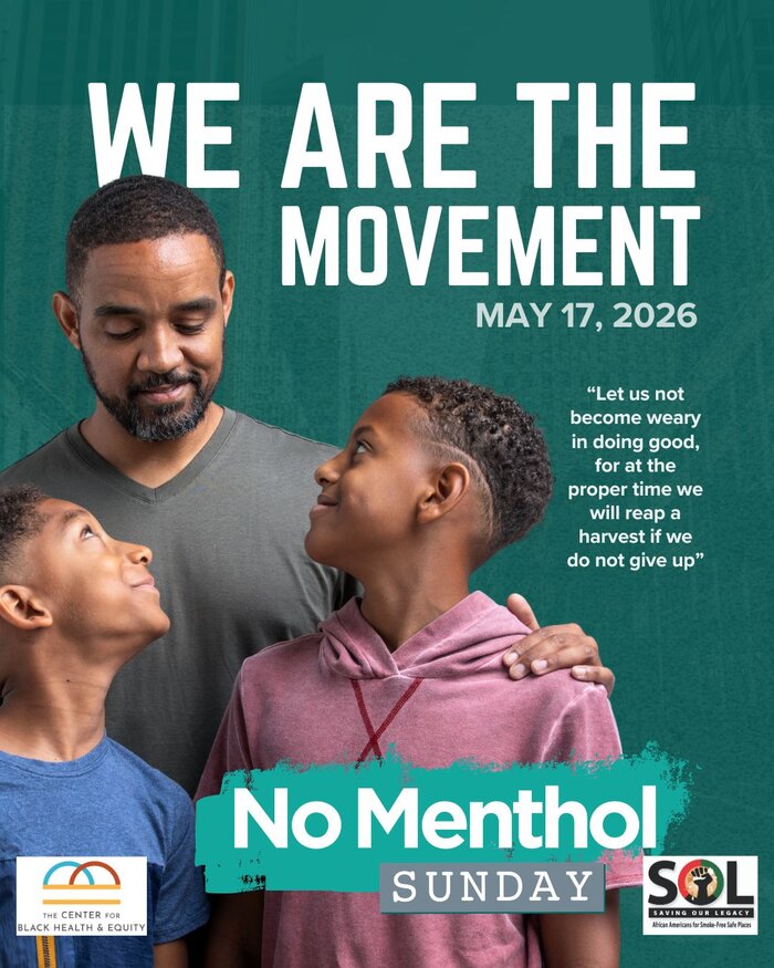 No Menthol Sunday is May 17 — Join the Movement for Healthier Communities