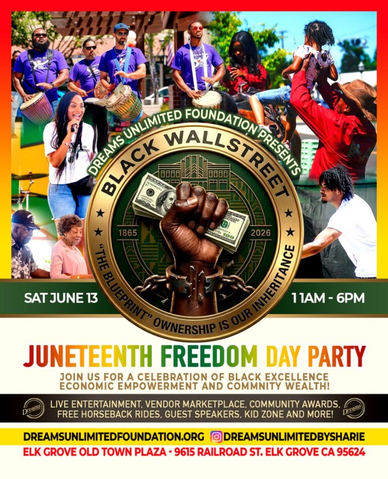 Celebrate Juneteenth at the Black Wall Street Experience in Elk Grove!