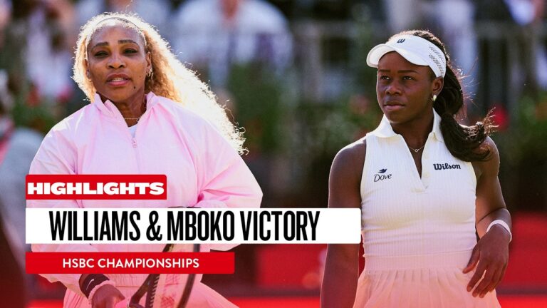 Serena Williams & Victoria Mboko Doubles Highlights | HSBC Championships