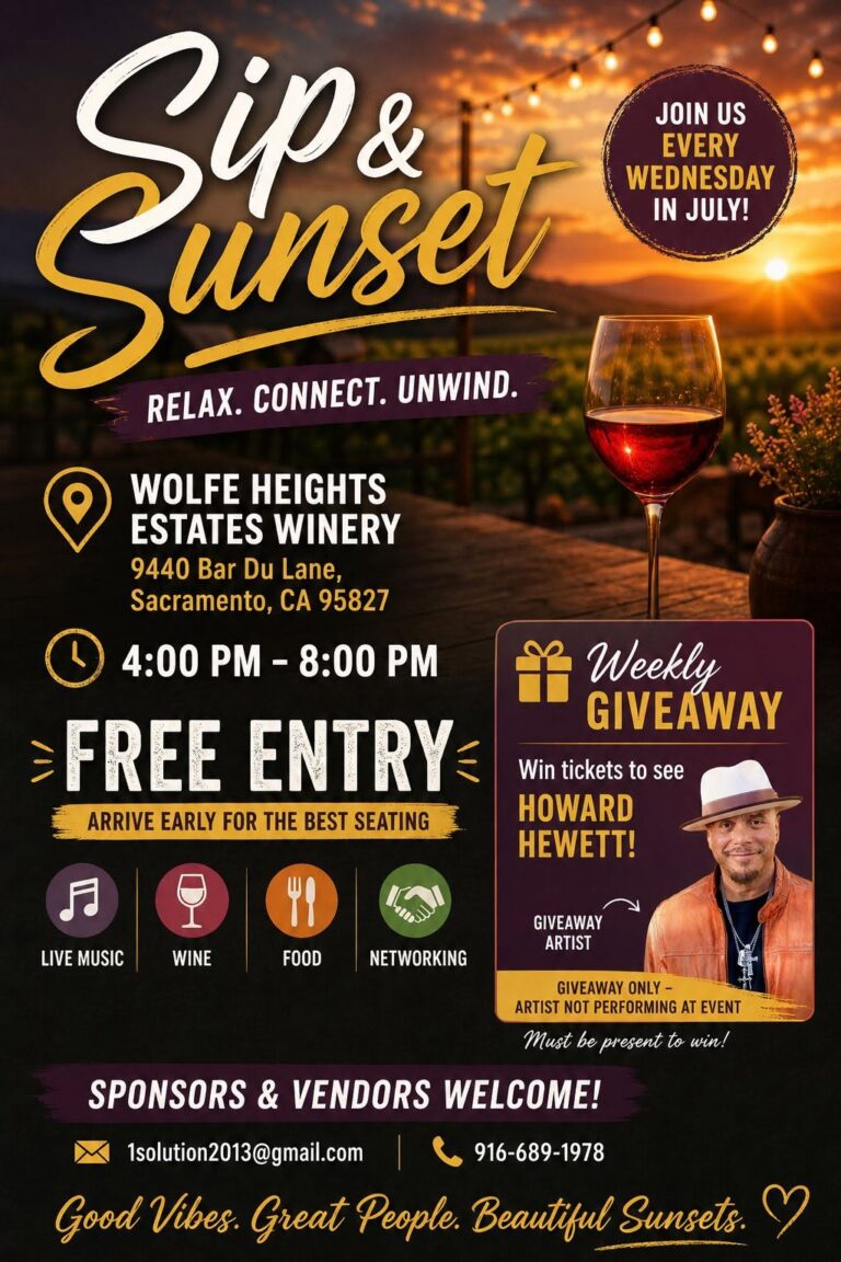 Sip & Sunset Every Wednesday in July