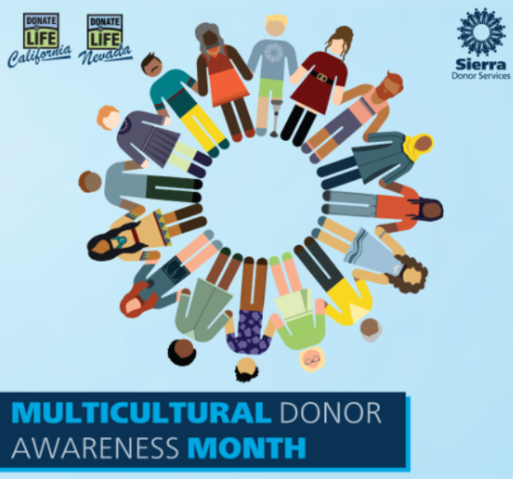 August is National Multicultural Donor Awareness Month