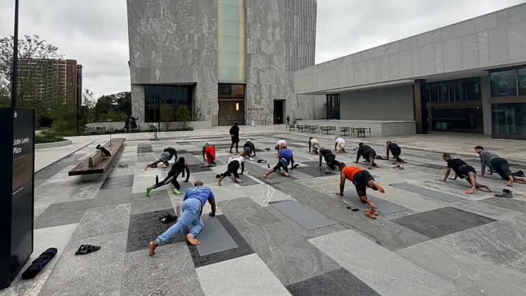 These Black men are forging meaningful bonds through yoga